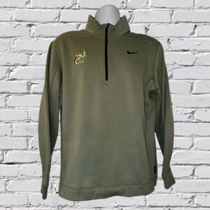 Nike Golf 1/4 Zip Pullover XL Green UNC Charlotte 49ers Swoosh Fleece